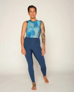 Sydney 2mm Yulex Long Jane - Seaflower -The Sea Wear Store SEEA Sydney Yulex Seaflower 4X5 2