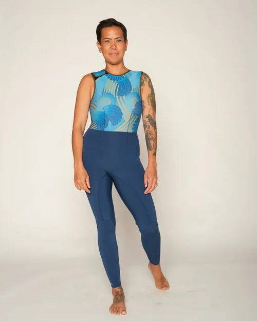 Sydney 2mm Yulex Long Jane - Seaflower -The Sea Wear Store SEEA Sydney Yulex Seaflower 4X5 2