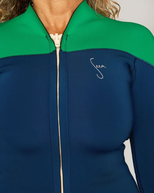 Haze 2mm Yulex Jacket - Lush -The Sea Wear Store SP23 Haze Palisade Yulex Lush Alisa 47