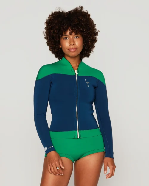 Haze 2mm Yulex Jacket - Lush -The Sea Wear Store SP23 Haze Palisades Yulex Lush Jaz 8