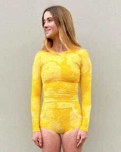 Georgia High Waist Bikini Bottom - Nectar 18 Georgia High Waist Bikini Bottom - Nectar -The Sea Wear Store SP23 Palomar Rashguard Nectar 4X5 1