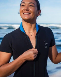 Wanda Yulex Reversible Suit - Black/Blue -The Sea Wear Store SP25 YulexRosie Mikeito 11