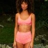 Georgia High Waist Bikini Bottom - Pink Glow 1 Georgia High Waist Bikini Bottom - Pink Glow -The Sea Wear Store SU25 Brasil Amanda Engler pinkGlowBTM 4 1
