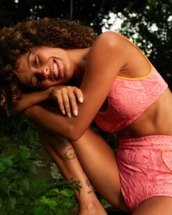 Georgia High Waist Bikini Bottom - Pink Glow -The Sea Wear Store SU25 Brasil Amanda Engler pinkGlowBTM 8